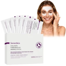 Forehead Wrinkle Patches & Under Eye Patches with Collagen, Anti-Wrinkle Patches