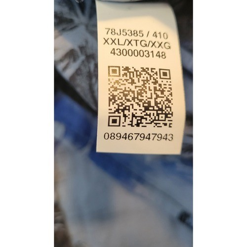 Tommy Hilfiger Mens XXL Blue Palm Tree Print Short Sleeve Button Up Shirt thumbnail 5