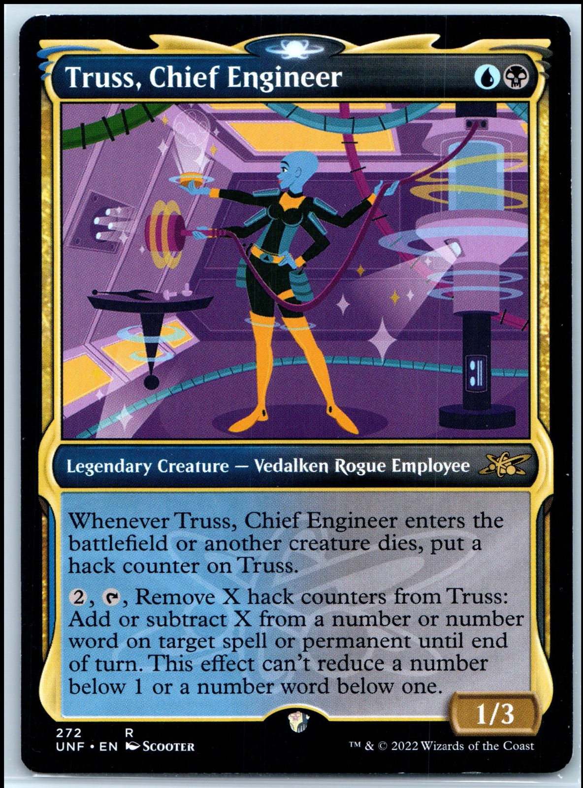 Magic the Gathering - Truss, Chief Engineer (Showcase) [UNF - 272] - NM/Rare