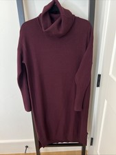 Women’s French Connection Sweater Dress Maroon XS