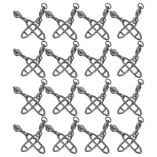 25 Pcs Eight Character Ring Carabiner Swivel Clasp Fasteners