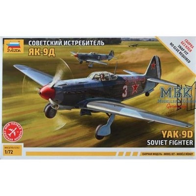ZVEZDA ZV7313 Yakolev YAK-9D Soviet Fighter