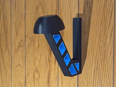 Motorcycle Helmet Wall Mount Hanger Rack with Jacket Hook - Storage and Display