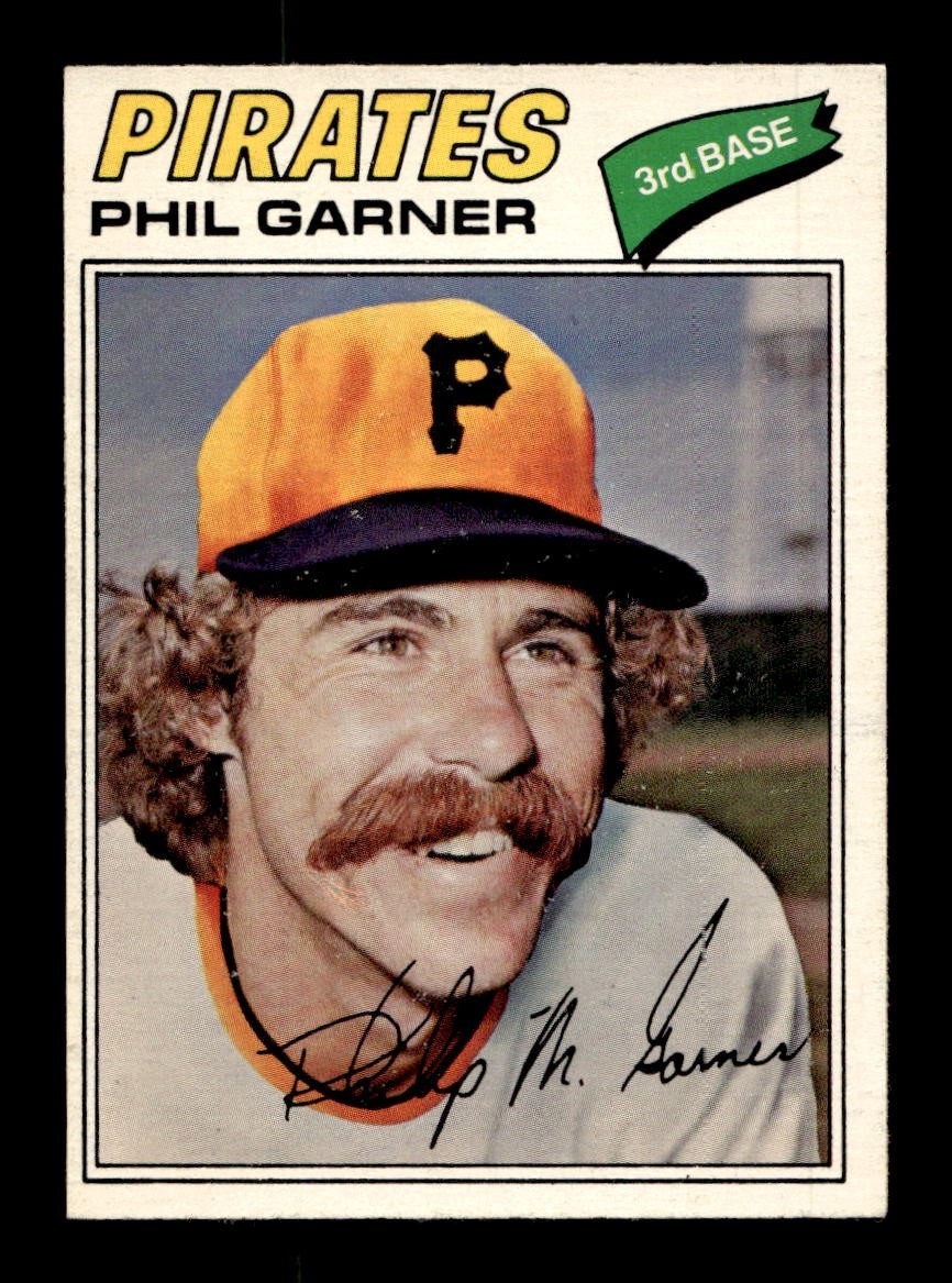 1977 O Pee Chee OPC #34 Phil Garner Pirates EX-MT *3s