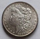 1889-S Morgan Silver Dollar $1 - BU, San Francisco Mint