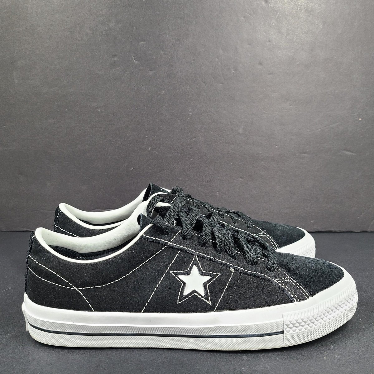 Converse CONS Unisex One Star Pro Ox Skate Shoes 159579C Black