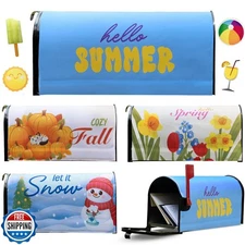 Magnetic Mailbox Covers - Magnetic Mailbox Cover with Beautiful Welcome Sign 