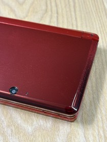 Nintendo 3DS Flare Red Console Tested Working Good Condition Japan