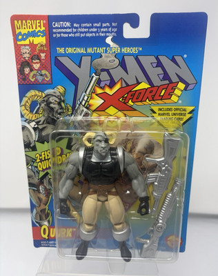 ToyBiz X-Men X-Force QUARK Action Figure 2-Fisted Quick Draw Boxed