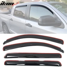For 07-21 Toyota Tundra Crewmax Cab In-channel Window Visor Side Door Deflectors