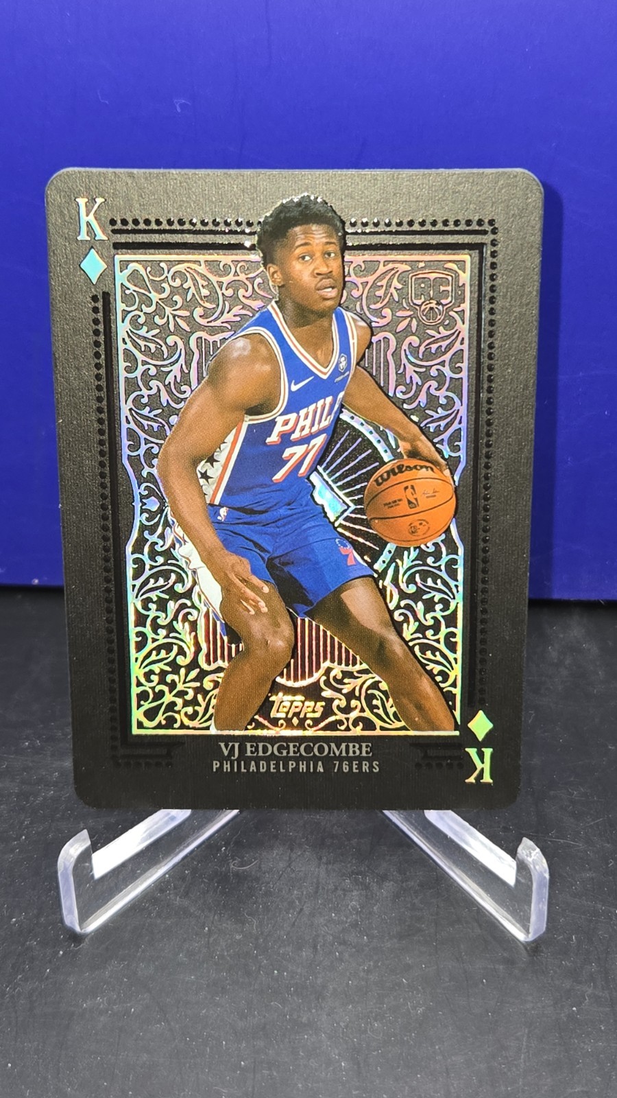 2025 Topps Basketball VJ Edgecombe All Kings Rookie SSP 76ers Case Hit AK-18