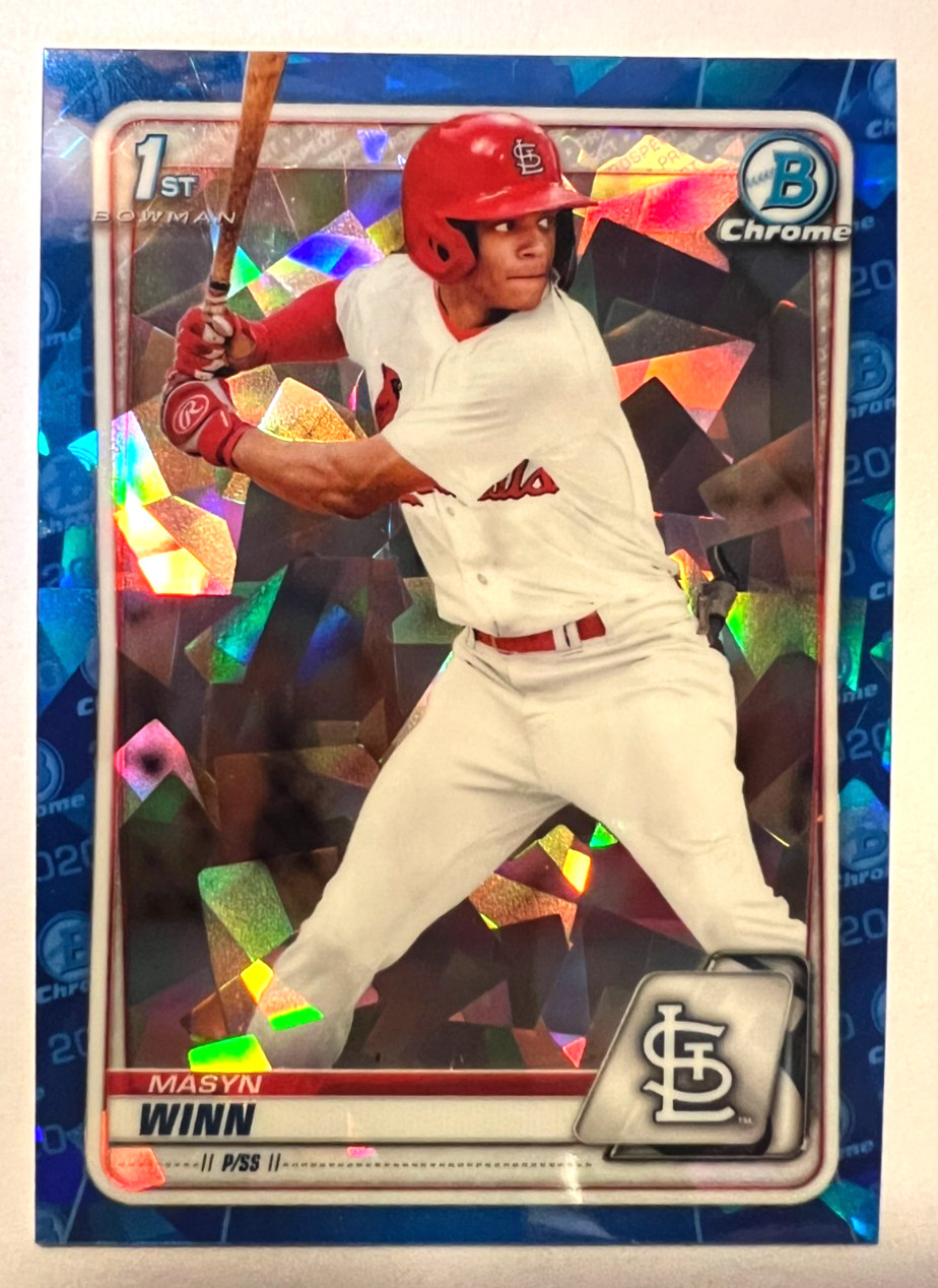 2020 Bowman Draft Sapphire Masyn Winn Chrome 1st #BD-59 Cardinals