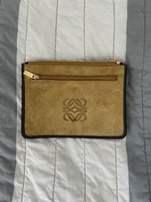 Loewe suede small pouch