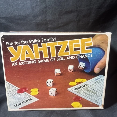 VINTAGE 1980 YAHTZEE #E950 MILTON BRADLEY E.S. LOWE GAME IS COMPLETE