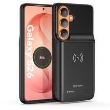 NEWDERY Battery Case for Samsung Galaxy S26 Portable Battery Pack Charger5000mAh