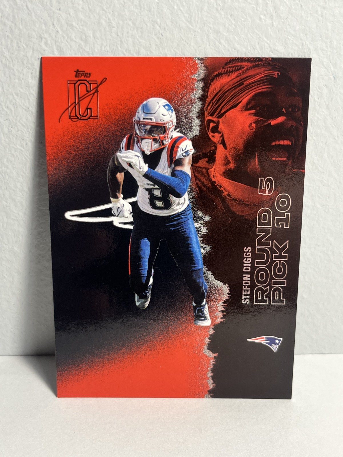 2025 Topps Signature Class #89 Stefon Diggs Red & Black