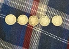 Lot of 5 Barber Dimes 1898 1912 1913 1914 1916 Silver 90 Percent
