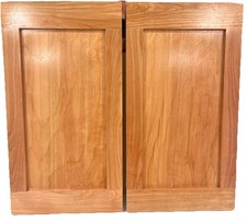 Birch Wood cabinet door front 2 19 1/4 X 10 New