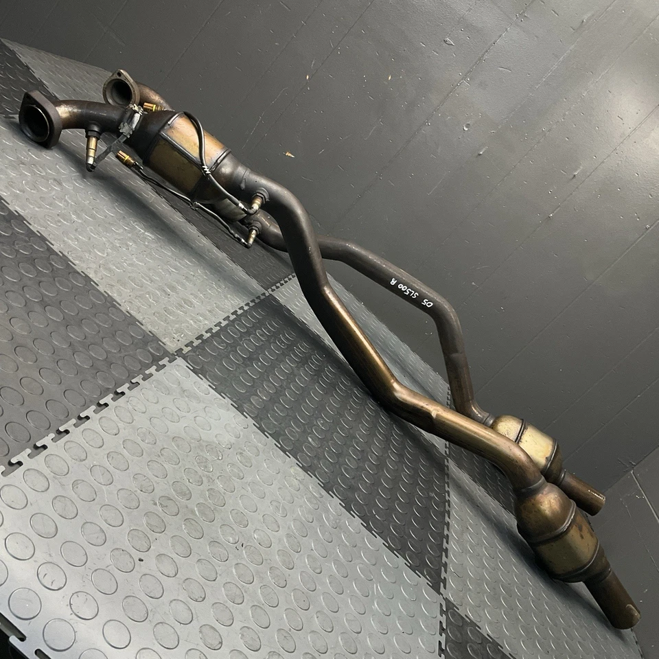 2003-2006 Mercedes SL500 Exhaust Catalytic Converter Pair Set W/ O2 Sensors OEM Foto 3 de 4