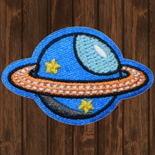 Mini Saturn Planet Embroidered Patch Iron On