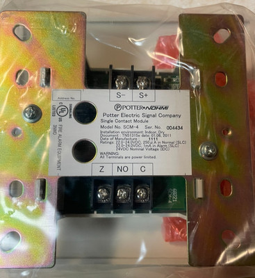 Potter SCM-4 Single Contact Module - NIB