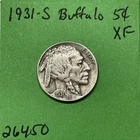 1931 S Buffalo / Indian Head Nickel 5c Xf Extra Fine