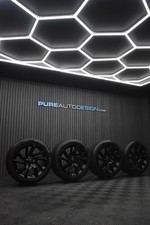 Genuine Range Rover Sport 21" REFURBISHED VIPER BLACK Alloy Wheels 5-7mm Tyres