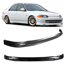 [SASA] Fit for 92-95 Honda Civic Sedan 4dr DX LX MU PU Front Bumper Lip Spoiler