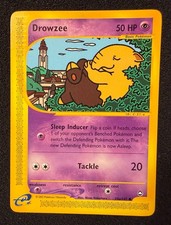 Drowzee 74a/147 Aquapolis Pokemon Card LP-NM