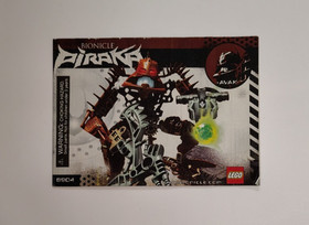 LEGO Bionicle 8904 Piraka Avak w/Book, Very Good Condition, Working Brain