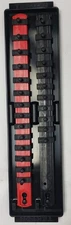 TEKTON METRIC SAE SOCKET RAIL STORAGE TOOLBOX ORGANIZER 1/4" 3/8" 1/2" 1D2