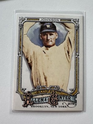 2025 Topps Allen & Ginter Walter Johnson #332