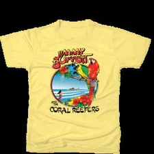 1982 Homecoming Tour Shirt - Yellow T Shirt  Jimmy Buffett MR411