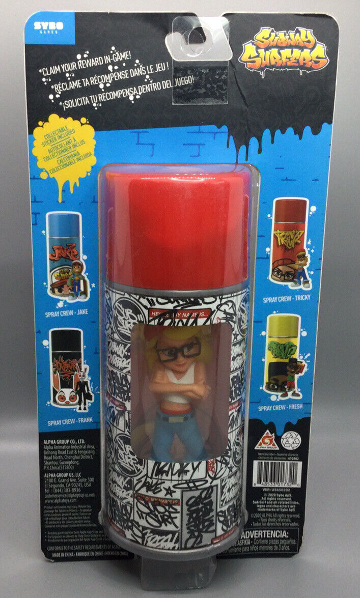 Subway Surfers, Spray Crew, 4 Vinyl Figure