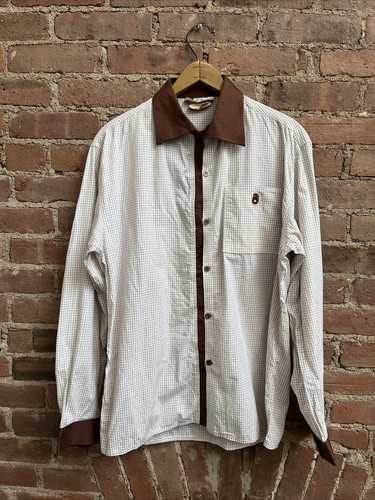 Courrèges, Vintage Courreges Homme Men’s Shirt, Sz Medium, 100% Cotton, France