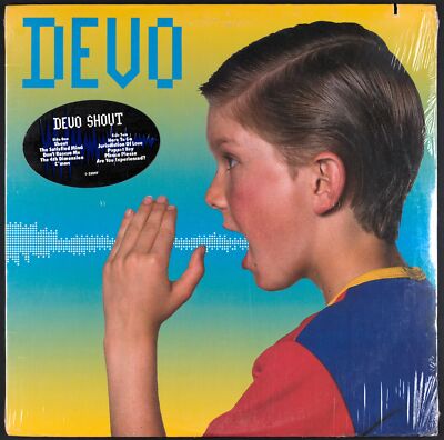 DEVO - Shout - 1984 US Electro LP sealed / sealed