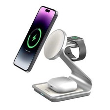 Magnetic 3-in-1 Charger for iPhone 15/14/13/12 Apple Watch