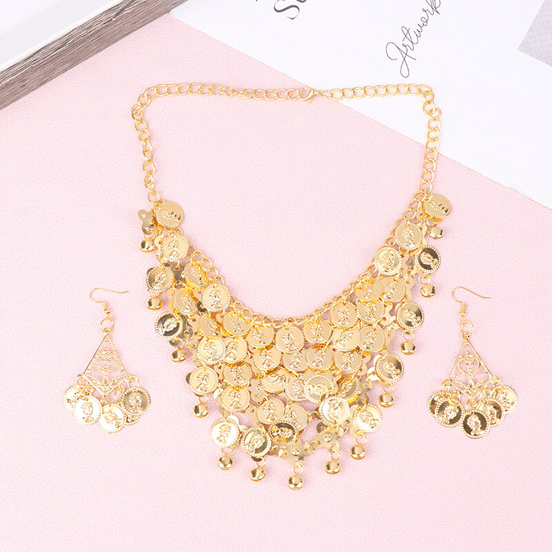 1Set Indian Dance Costume Accessories Stage Performance Belly Dance