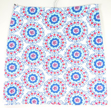 NEW TALBOTS Womens 97 Cotton Mini Skirt Multicolor Floral Lined Multicolor 8