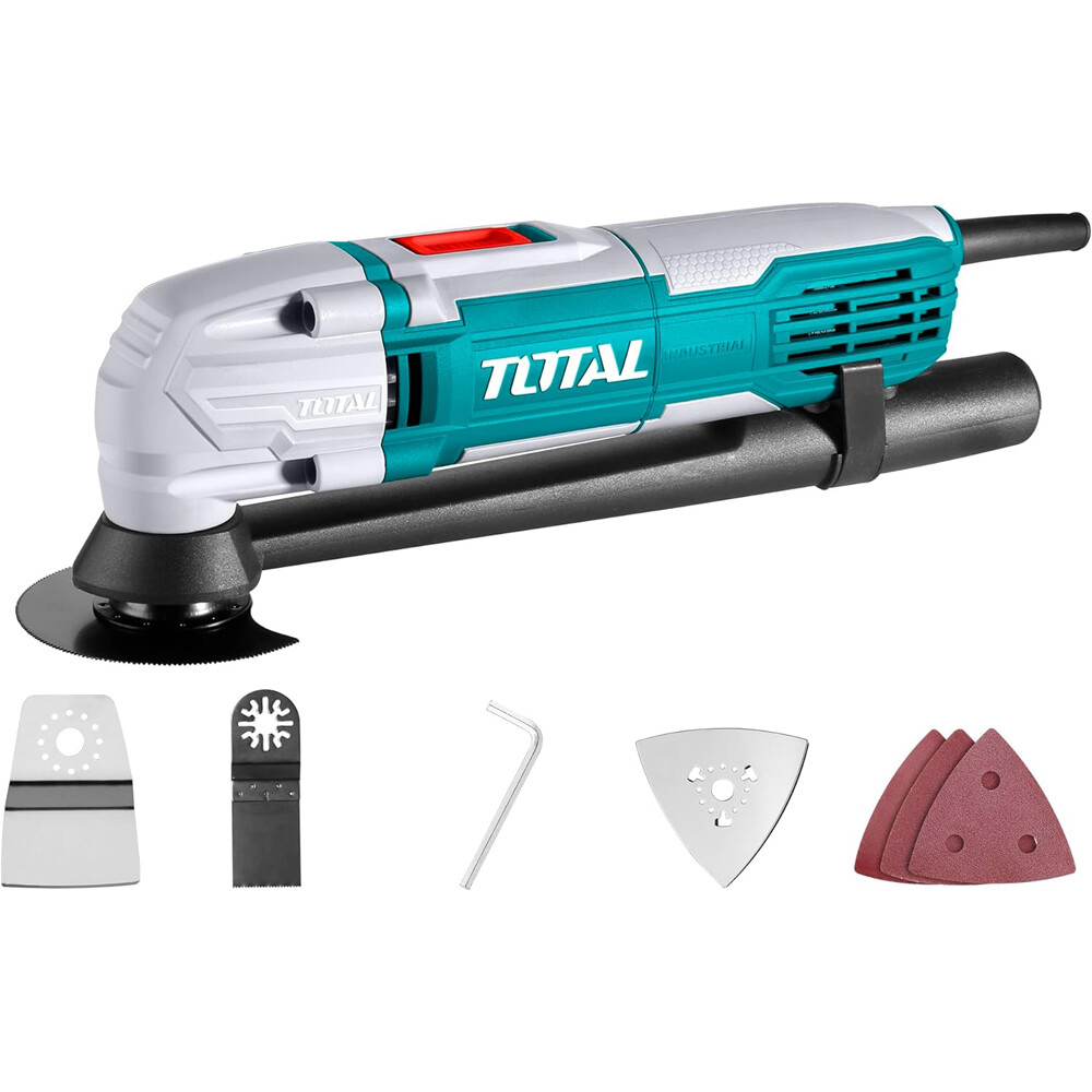 UTENSILE MULTIFUNZIONE TAGLIA/LEVIGA ELETTRICO 300W + 7 ACCESSORI TOTAL