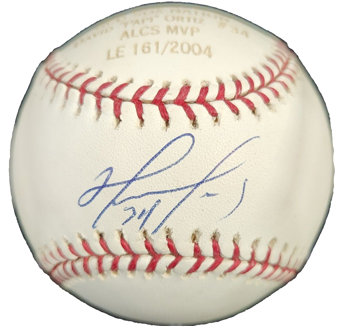 David Ortiz Autographed Signed Boston Red Sox MLB Baseball Engraved LE 161/2004 Steiner COA 