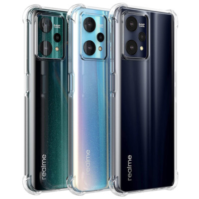 Crystal Clear Shockproof TPU Case Cover For Realme 10 11 Pro 8 8i 9i 9 Pro+ 5G
