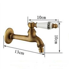 Retro Wandmontage Badarmatur Garten Draussen Armatur Waschtisch Wasserhahn Lang