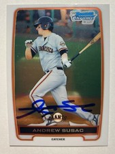 Andrew Susac Signed Bowman #BCP97 2012 Card San Francisco Giants Auto MLB RAD