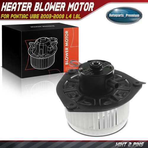 HVAC Heater Blower Motor w/ Wheel for Pontiac Vibe 2003 2004 2005 2006