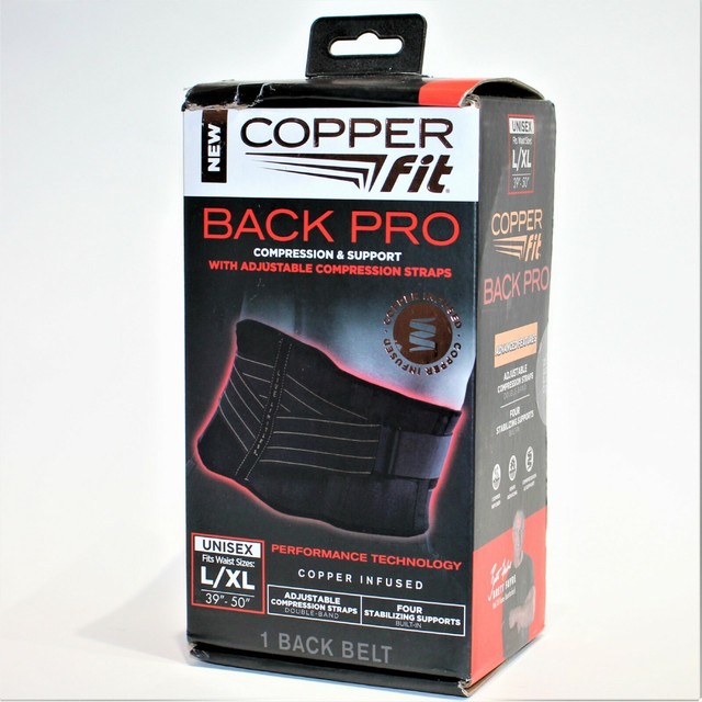 Copper Fit Back Pro Lower Back Pain Relief Adjustable ...