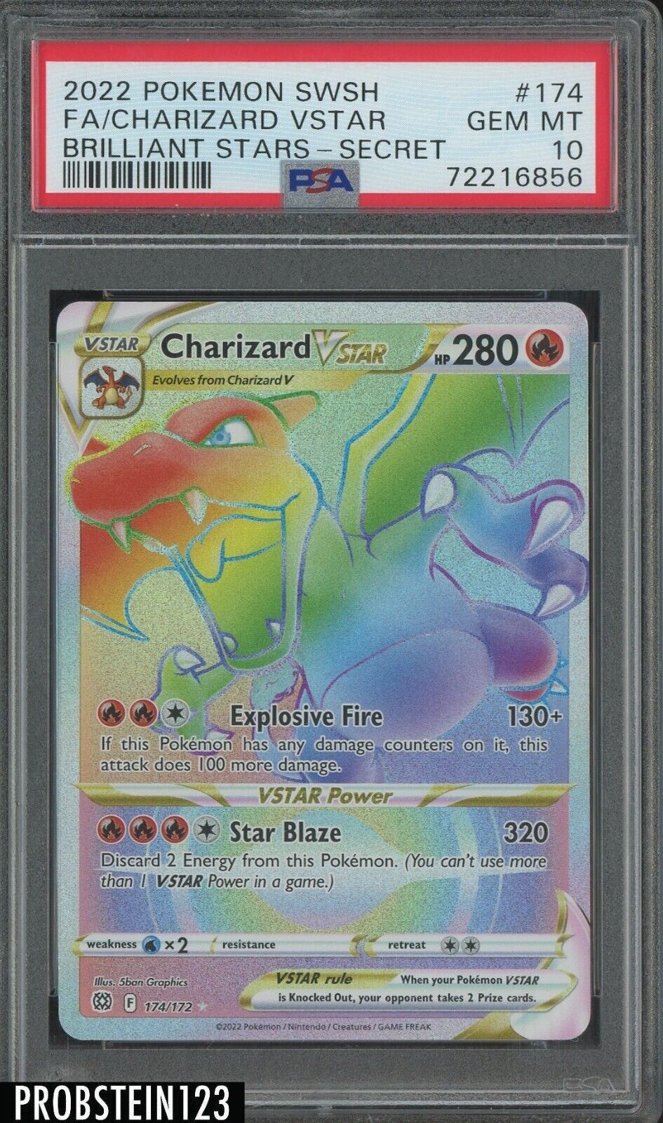 Shaymin V 2022 Pokemon Sword and Shield Brilliant Stars #13 (BGS 9.5)