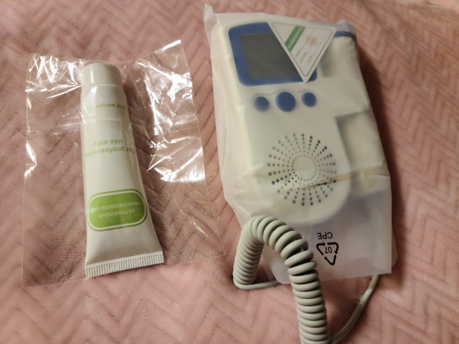 Baby Heartbeat Detector Doppler With Ultrasound GEL eBay