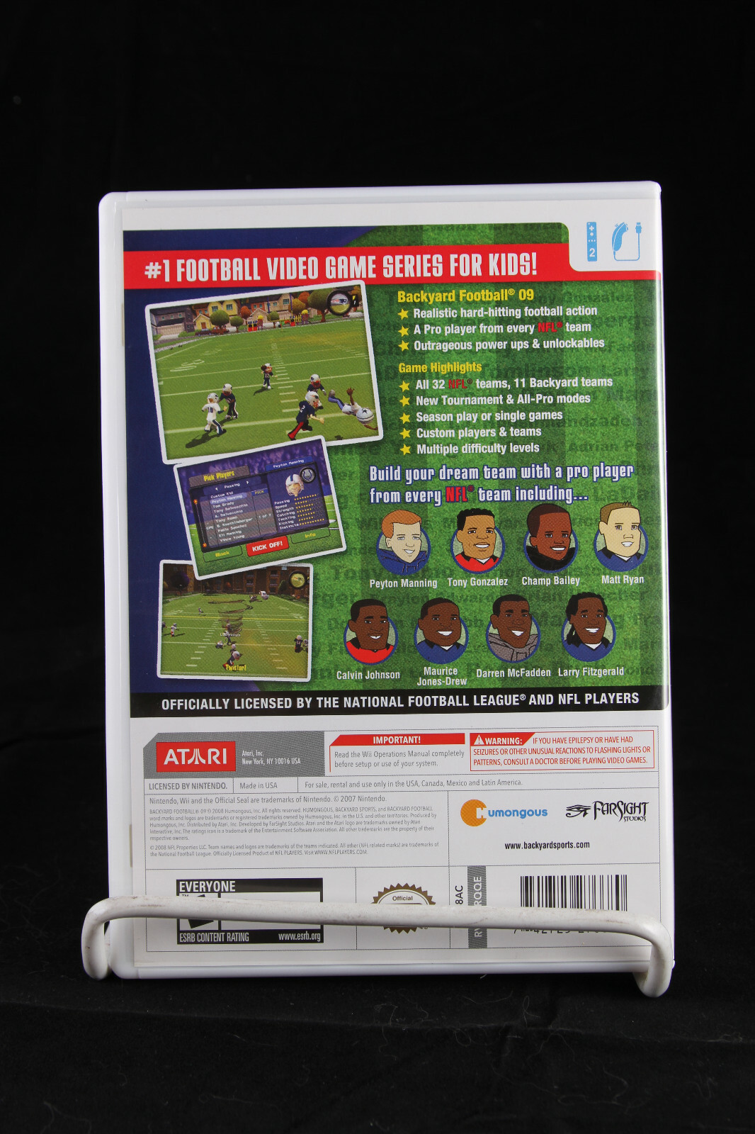 Backyard Football '09 for Nintendo Wii CIB
