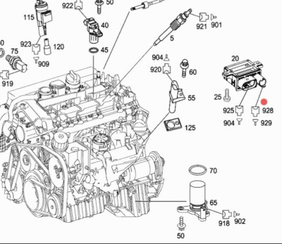 MERCEDES OM642/646 SPINA 1PIN CENTRALINA PRERISCALDAMENTO CANDELE  